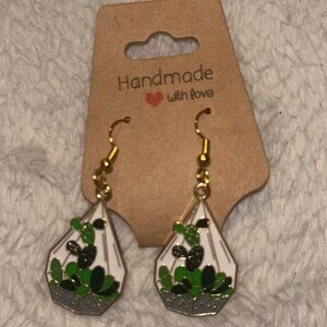 Handmade plant Earrings